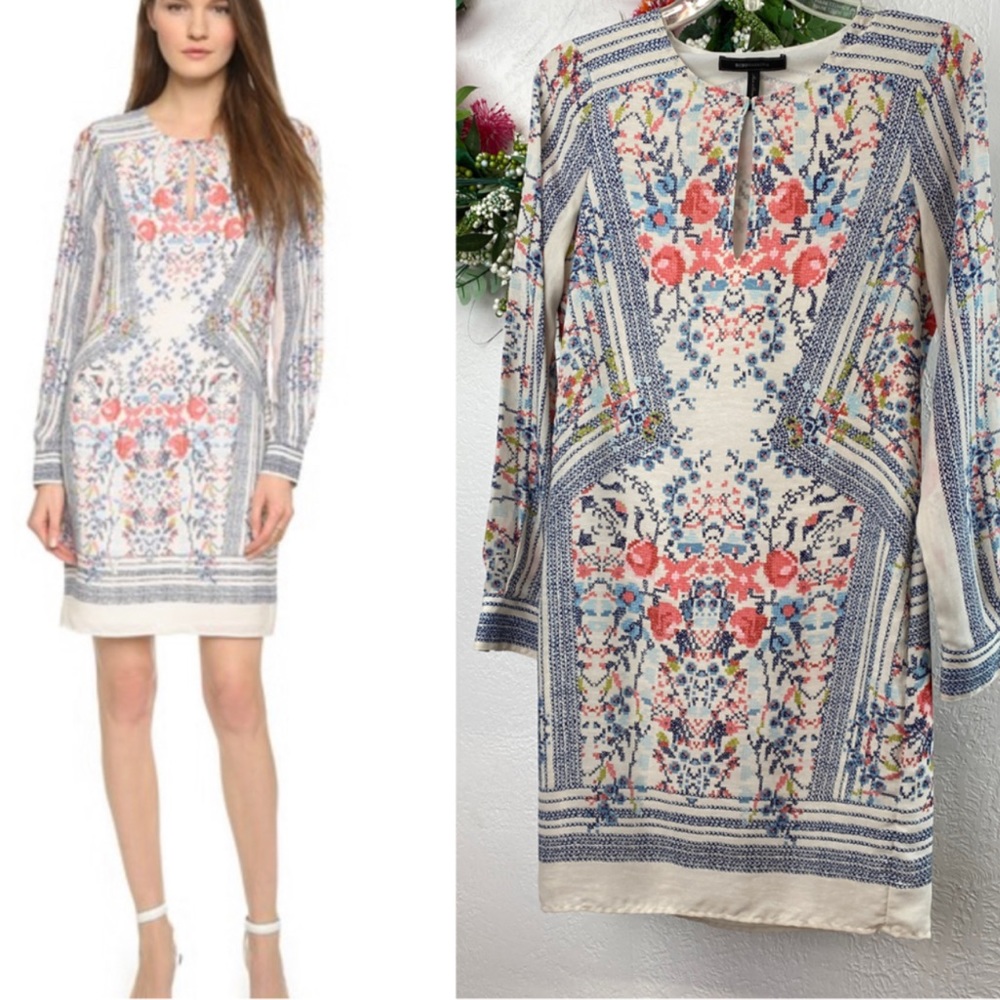 BCBG MAXAZRIA Long Sleeve Dress